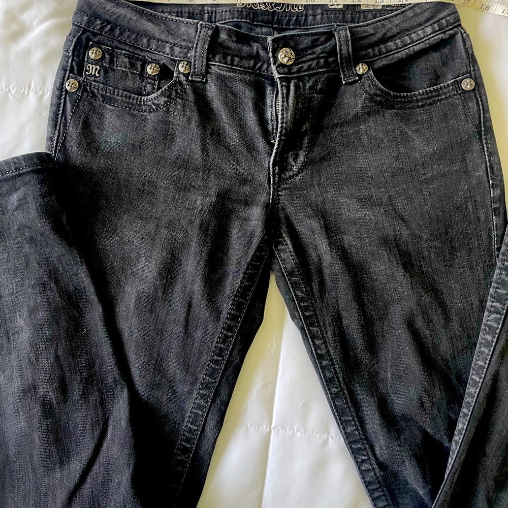 Skinny black miss me jeans…long length